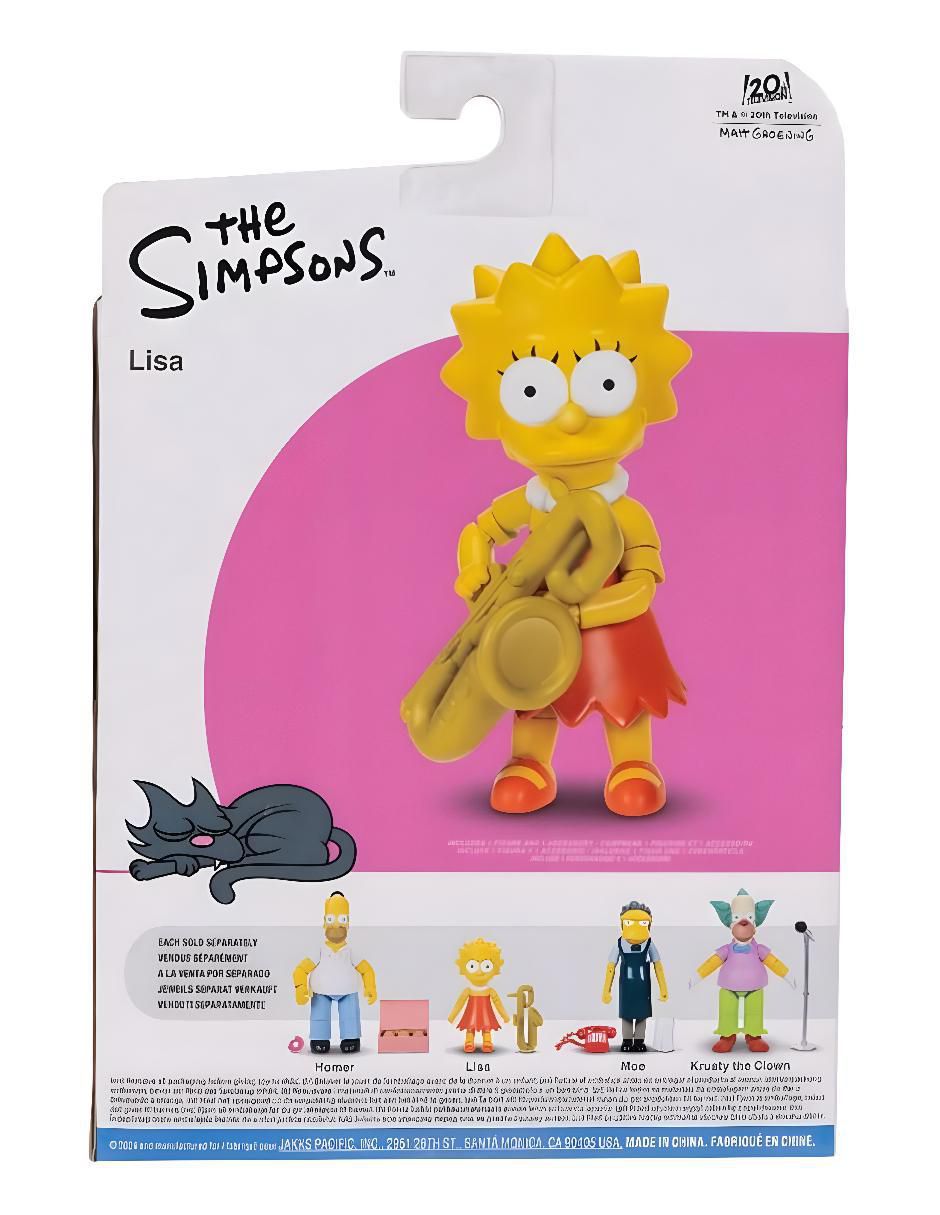 Figura de colección articulada Los Simpson Lisa with Snowball II action 4