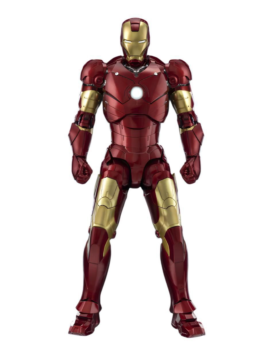 Figura de colección articulada Infinity Saga Iron Man Mark III Collectors con luz Figura de colección articulada Infinity Saga Iron Man Mark III Collectors con luz