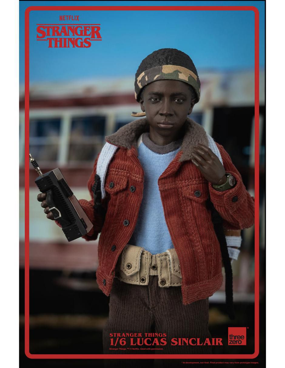 Figura de colección articulada Stranger Things Lucas Sinclair collectors 3