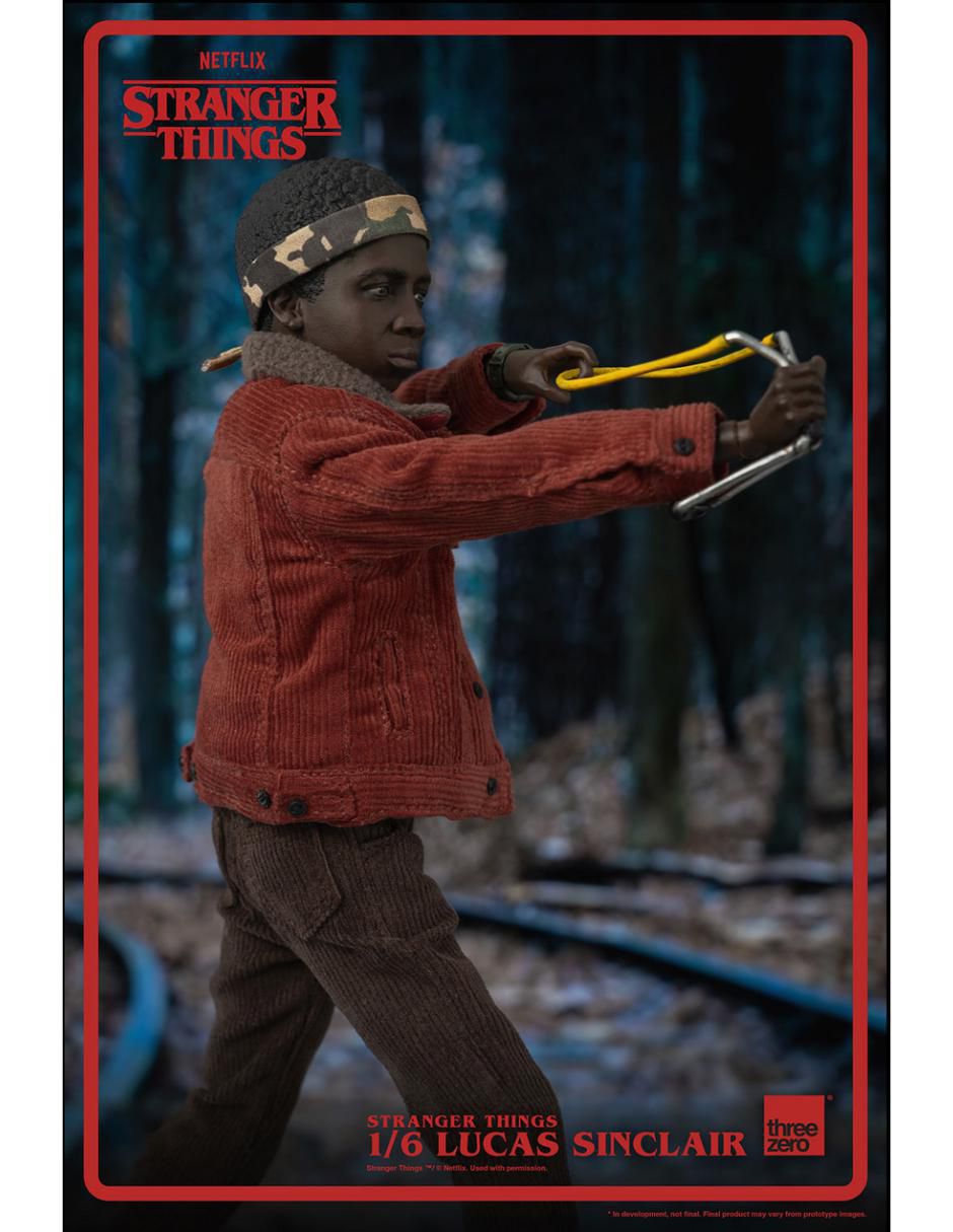 Figura de colección articulada Stranger Things Lucas Sinclair collectors 4