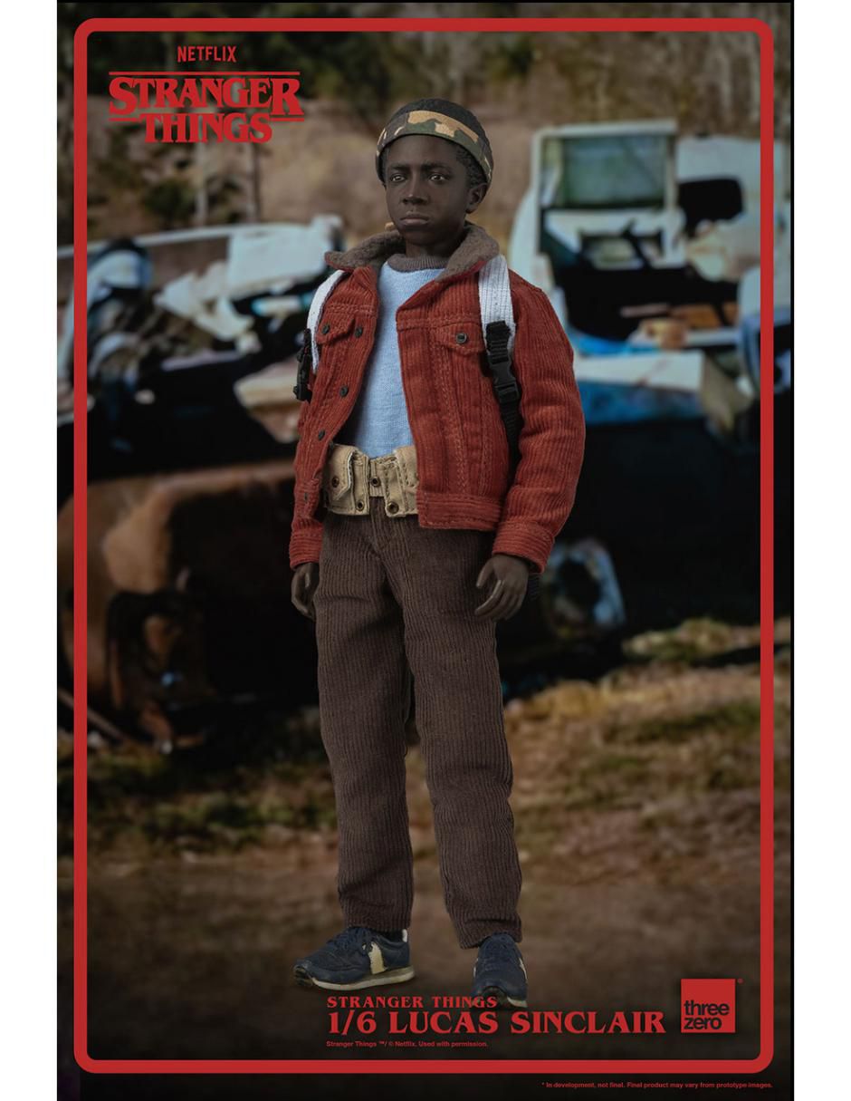 Figura de colección articulada Stranger Things Lucas Sinclair collectors 6