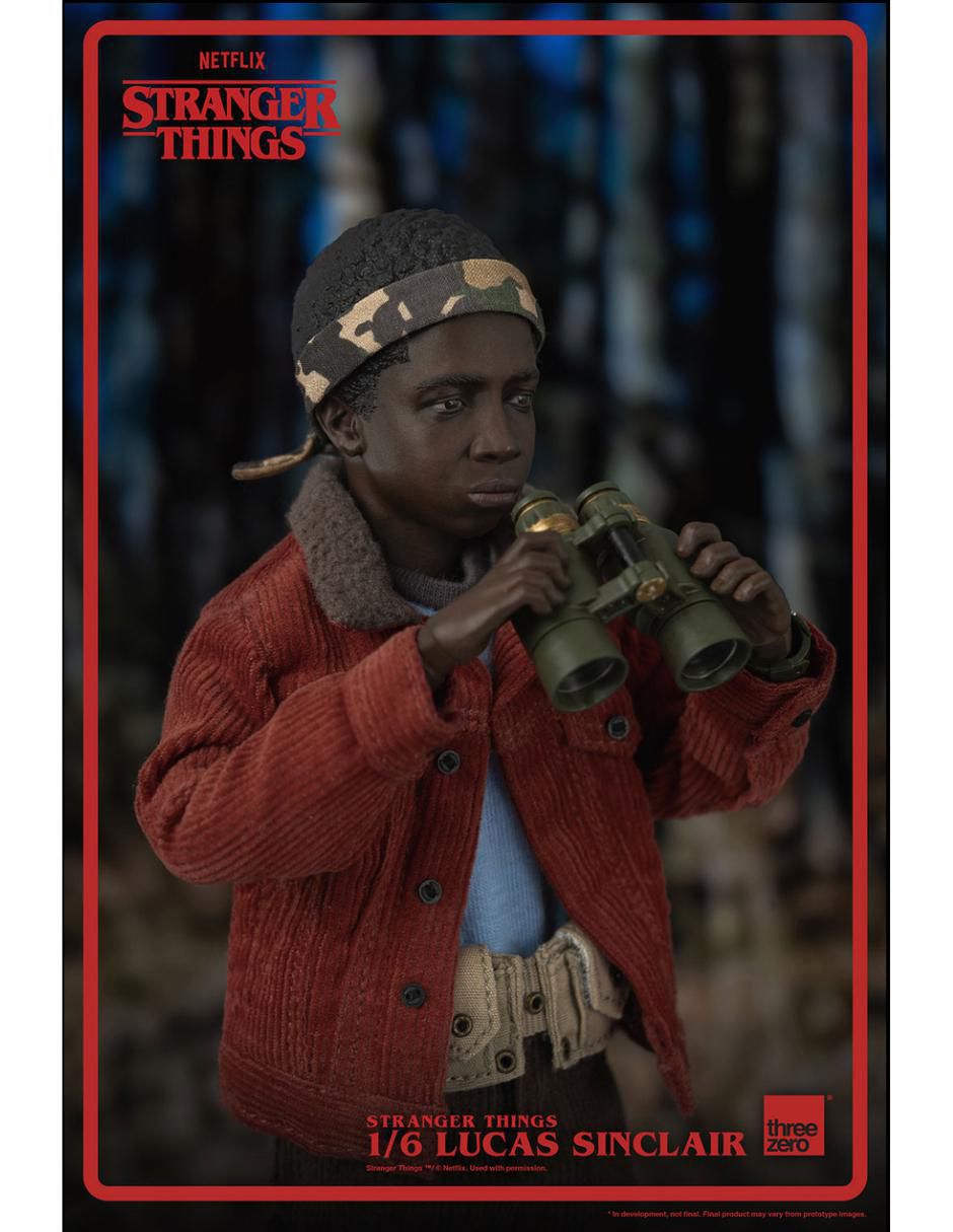 Figura de colección articulada Stranger Things Lucas Sinclair collectors 7