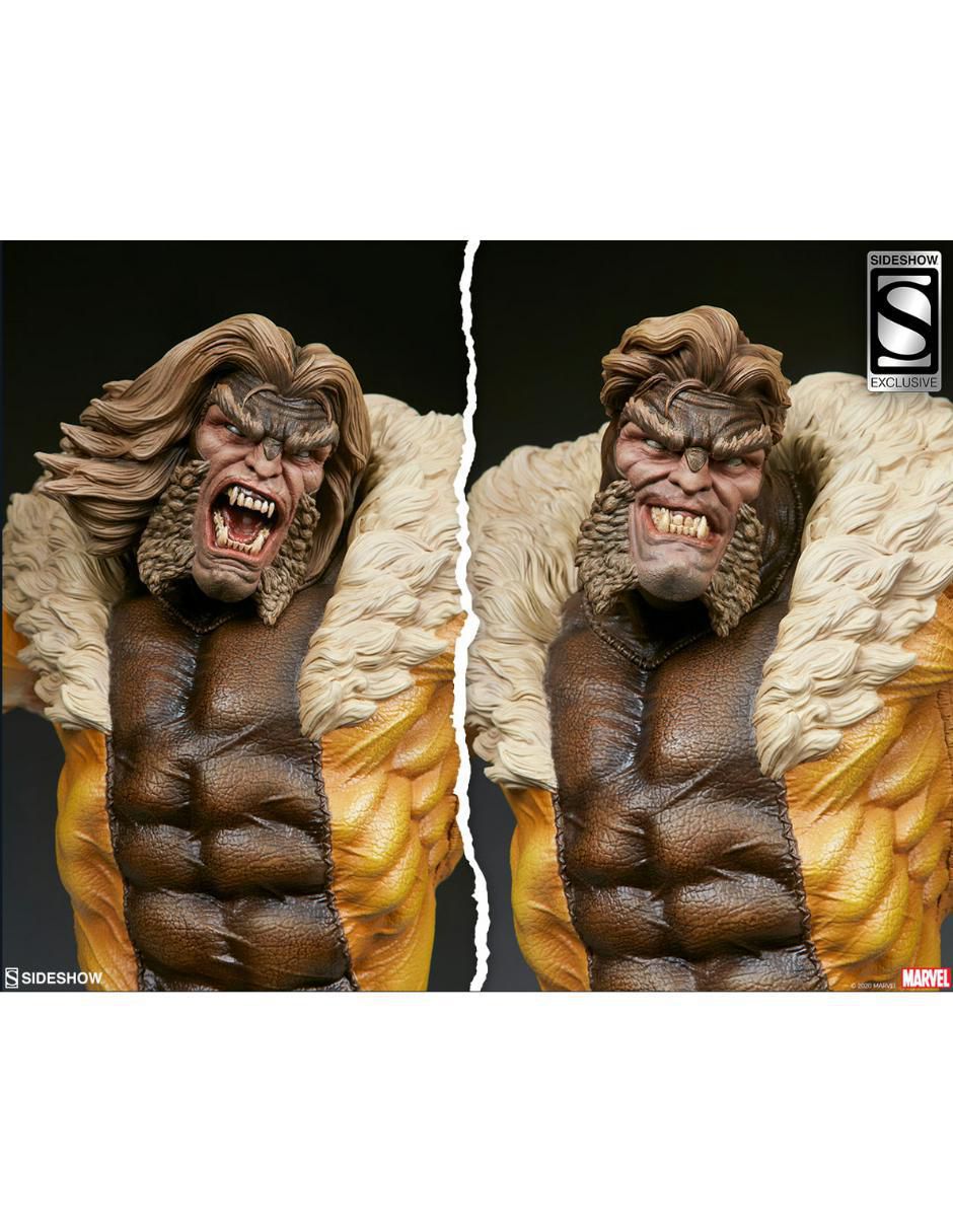 Estatuamarvel Comics Sabretooth Premium 16