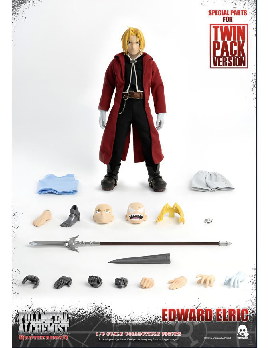 Set Figuras Acción artículada Full Metal Alchemist: Brotherhood Edward Elric Collectors 2